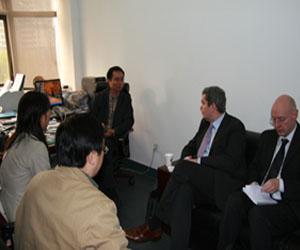 中國傳媒大學(xué)海外大學(xué)來我校訪問